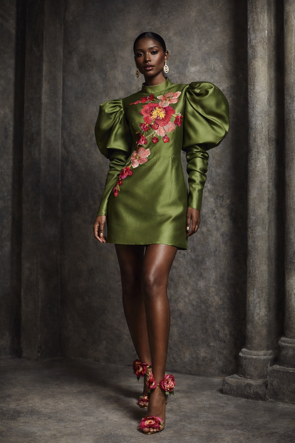 PRISM PETALS DRESS