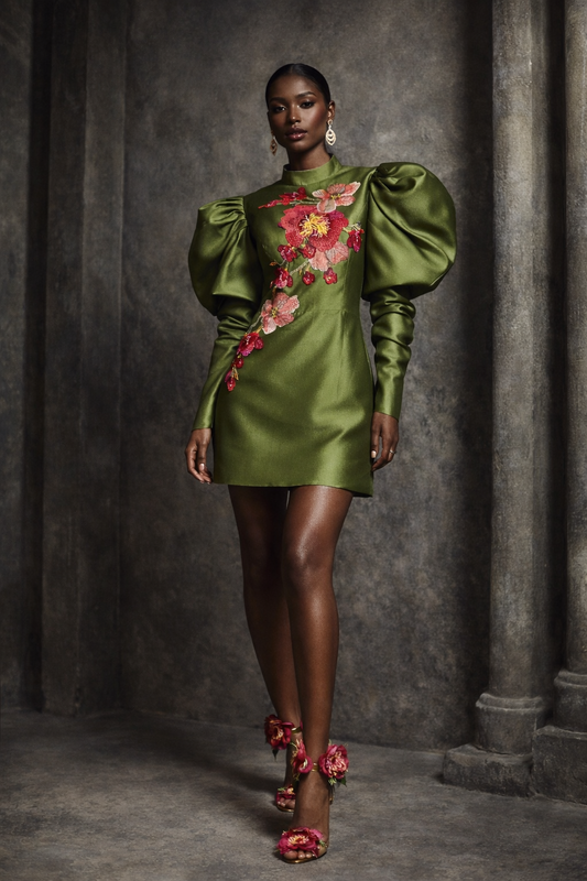 PRISM PETALS DRESS